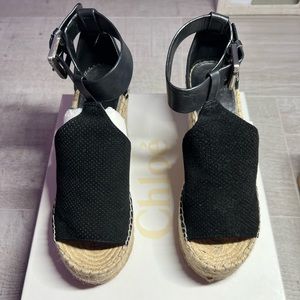 Chloe Black Espadrilles Size 6 (36)